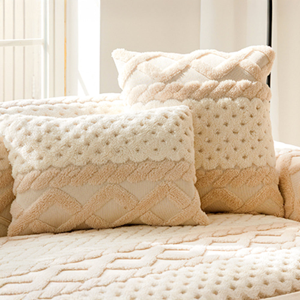Cookie Comfortable Plush Skin-Friendly Non-Slip Sofa Cover