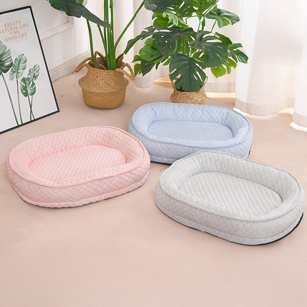 Cooling Comfort Elevated Donut Oval Dog Bed