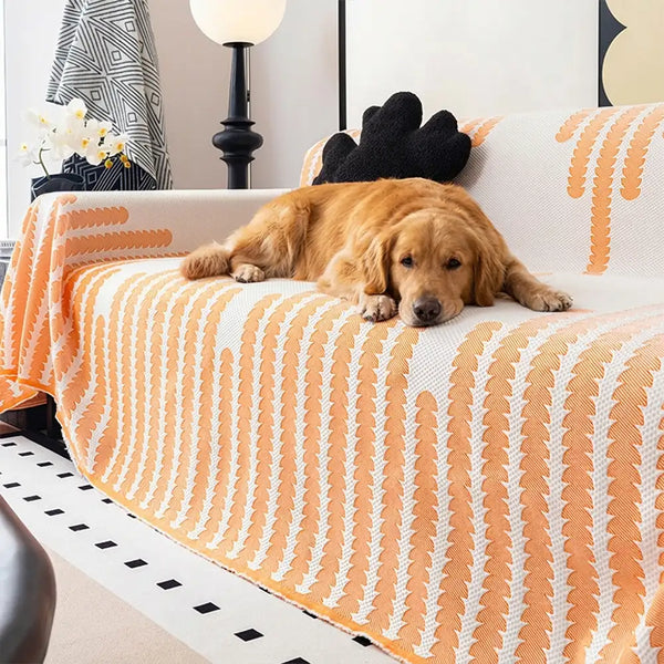Cooling Ice Silk Breathable  Sofa Throw Blanket Washable Sofa Cover
