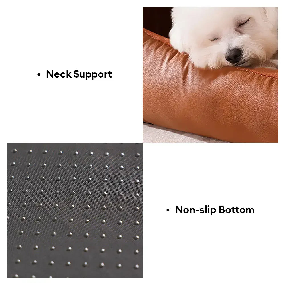 Cosy Cabin Portable Semi-Enclosed Dog Bed with Roof Warming And Durable