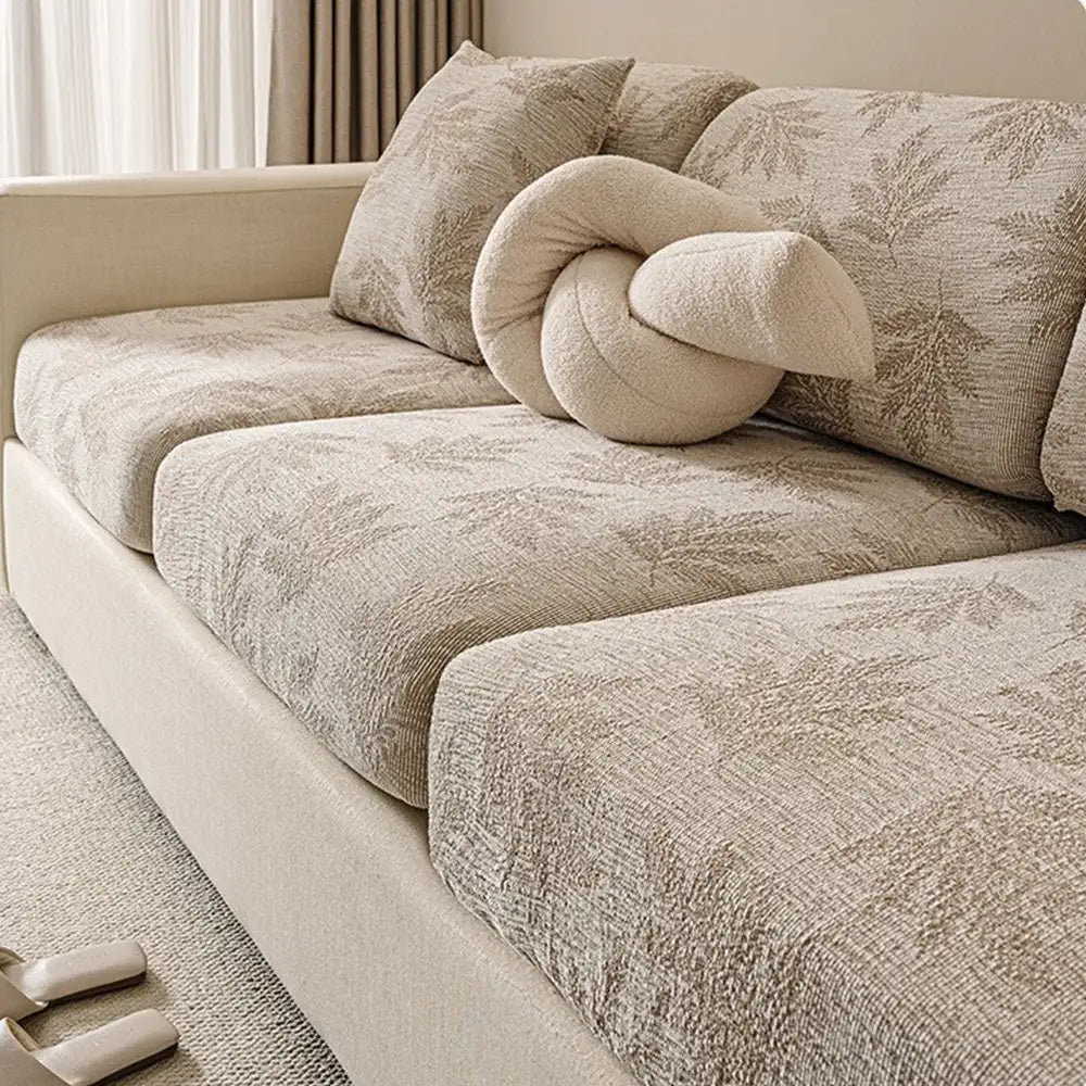 Elastic Chenille All-Season Anti-Scratch Full-Coverage Sofa Cover