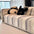 Fashion Striped Chenille Scratch-Resistant Sofa Throws Sofa Cover