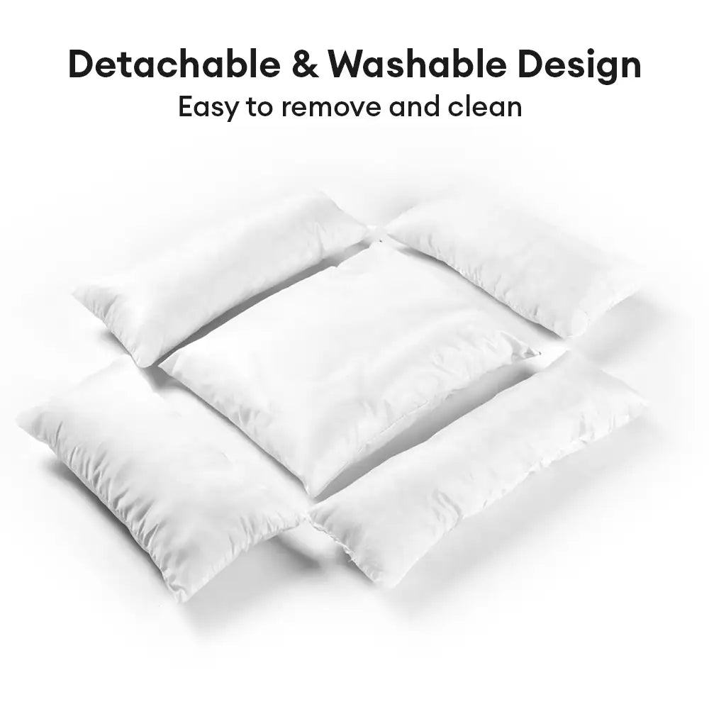 Floral Pattern Anti Static Washable All Season Dog Bed