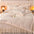 Floral Quilted Cosy Thickened Milk Fleece Bed Skirt Set