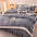 Floral Quilted Cosy Thickened Milk Fleece Bed Skirt Set