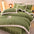Floral Quilted Cosy Thickened Milk Fleece Bed Skirt Set