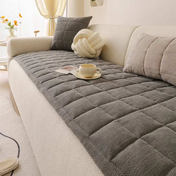 Scratch-proof All-season Stain-resistant Sofa Cover Mat - Retro