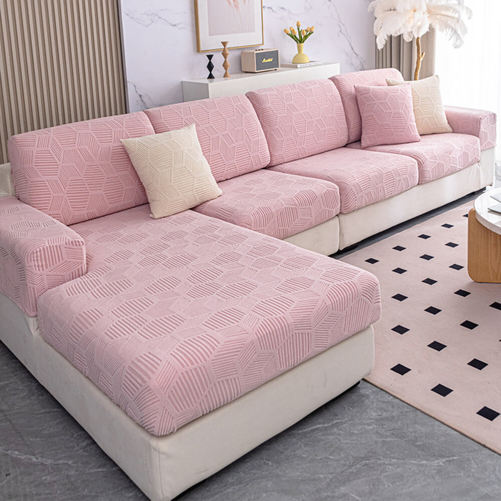 Honeycomb Pattern Water-resistant Stretch Full-Cover Magic Outdoor Garden Sofa Cover