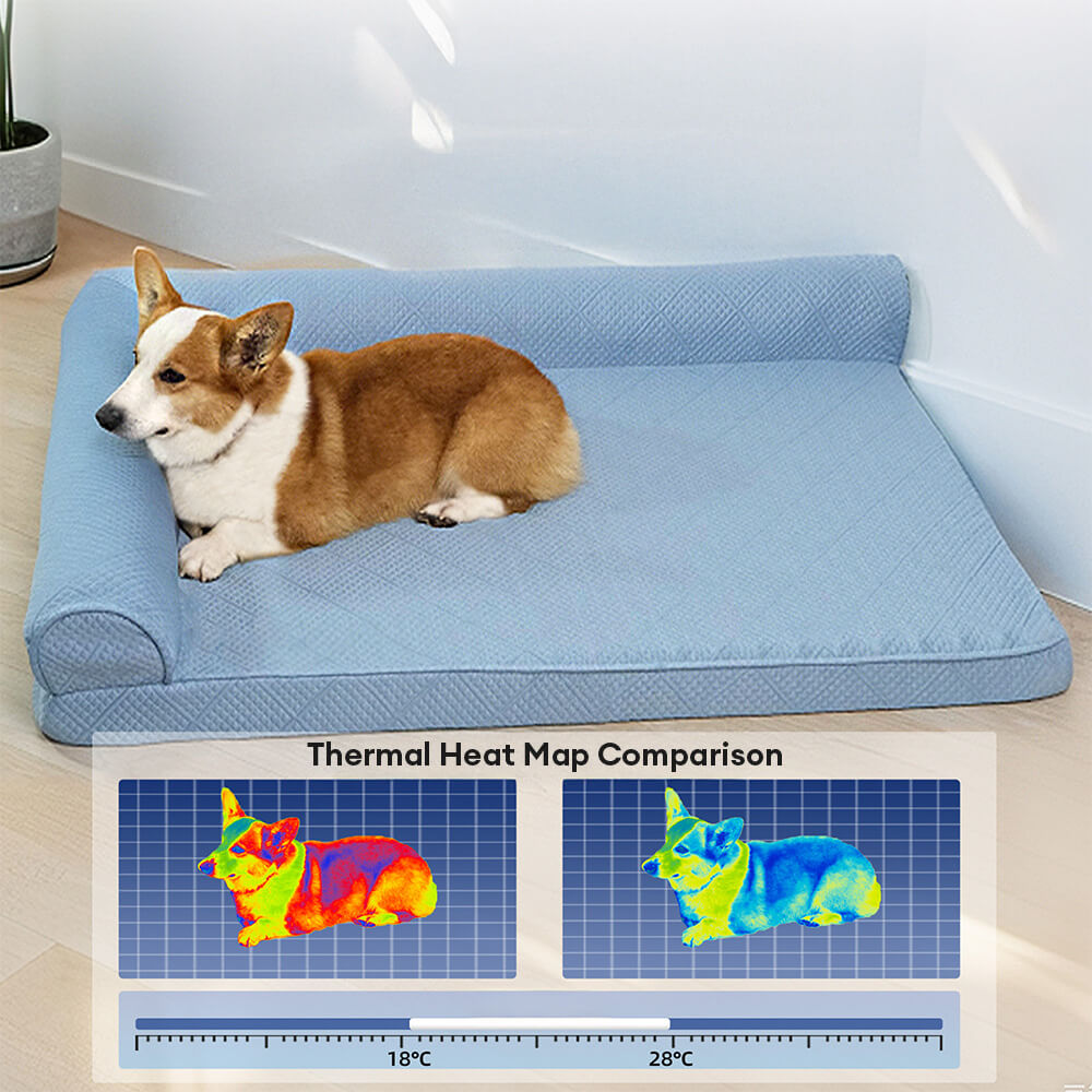 Large Cooling Breathable Non-Slip Orthopaedic Dog Bed