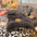 Fashion Floral Print Milk Velvet Comfort Anti-Static Bed Sheet Set
