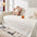 Minimalist Arch Motif Scratch-Resistant Chenille Throw Sofa Cover