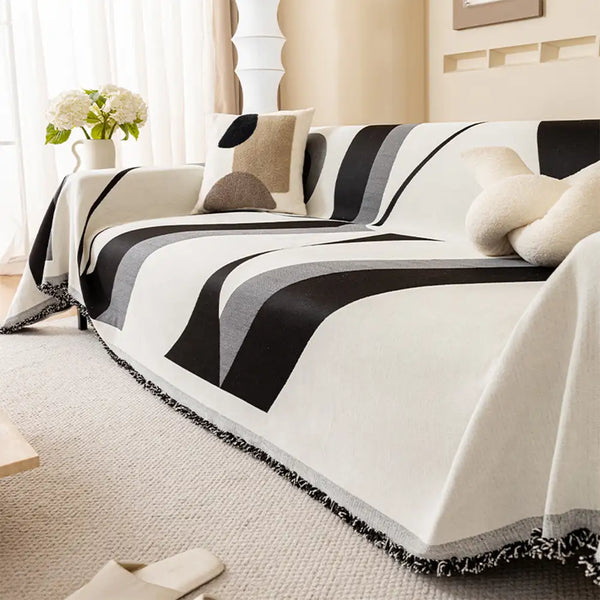 Modern Art Chenille All-Season Universal Fit Multifunctional Sofa Cover Sofa Throws