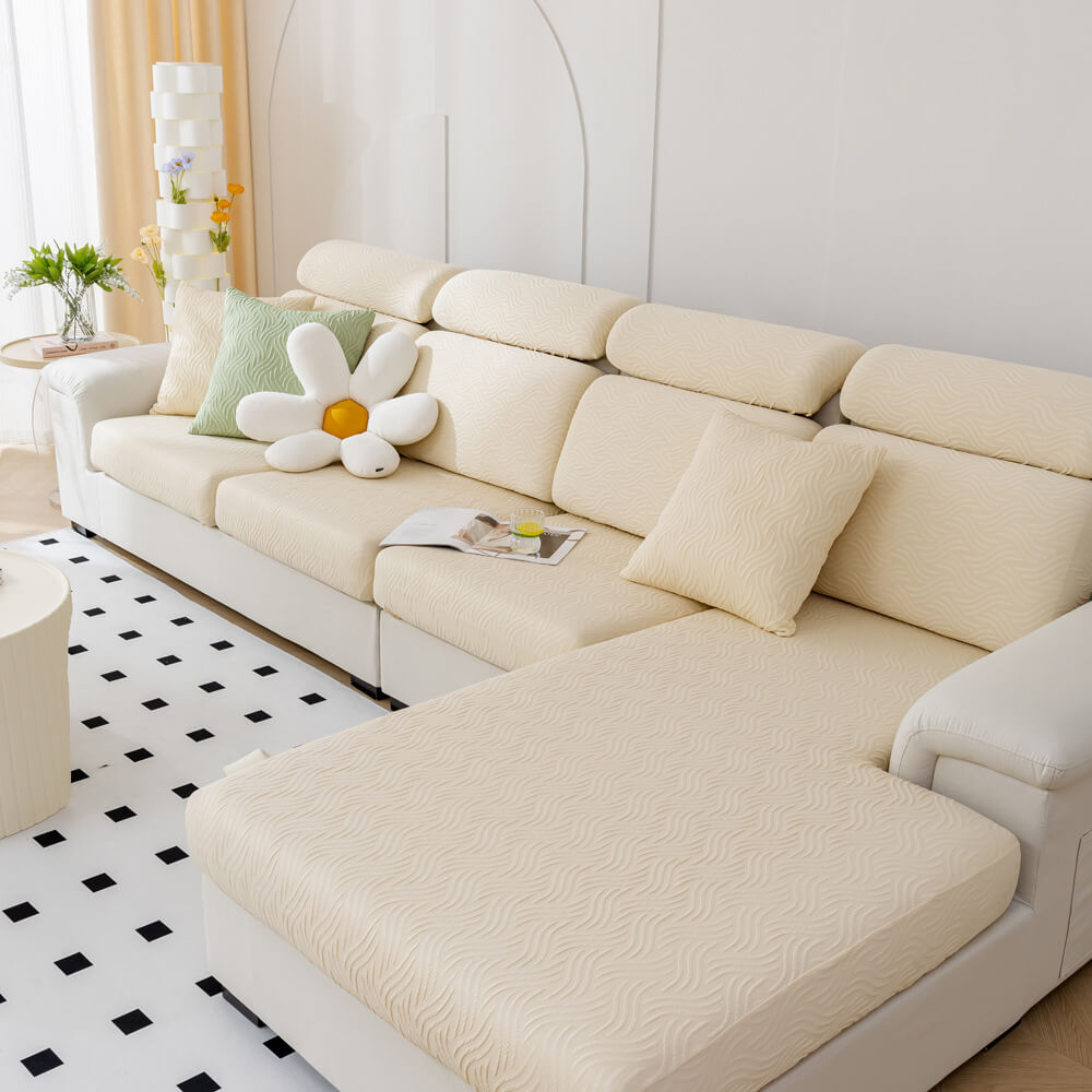 Modern Cooling Ice Silk Water-resistant Antifouling Stretch Sofa Cover