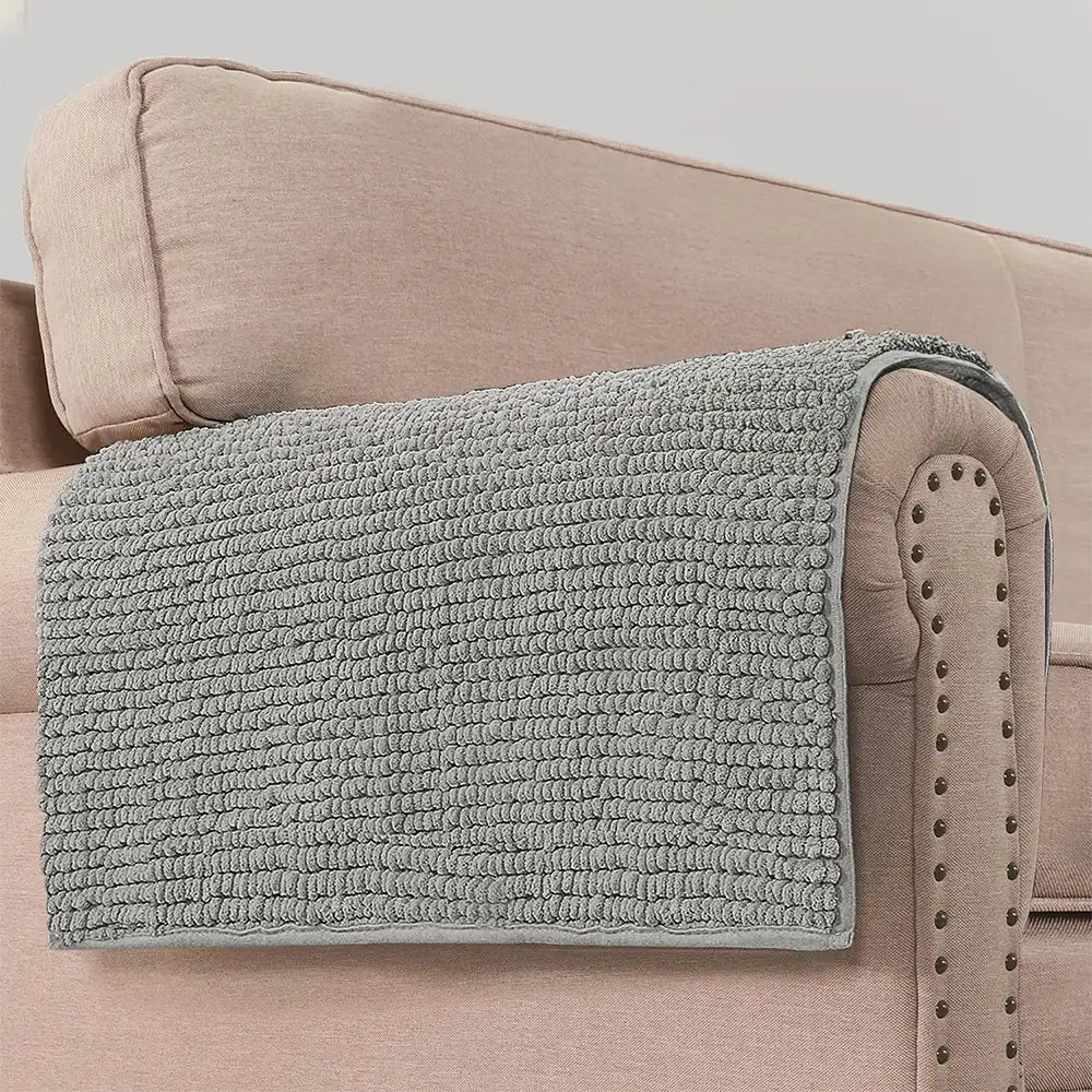 Plush Chenille Thick Sofa Protection Dirt-Resistant Non-Slip Washable Sofa Cover