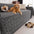 Plush Quilted Classic Chequered Comfortable Thickened Sofa Cover