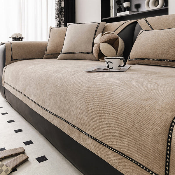 Simple Modern Jacquard High-Weight Non-Slip Chenille Sofa Cover