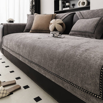 Simple Modern Jacquard High-Weight Non-Slip Chenille Sofa Cover