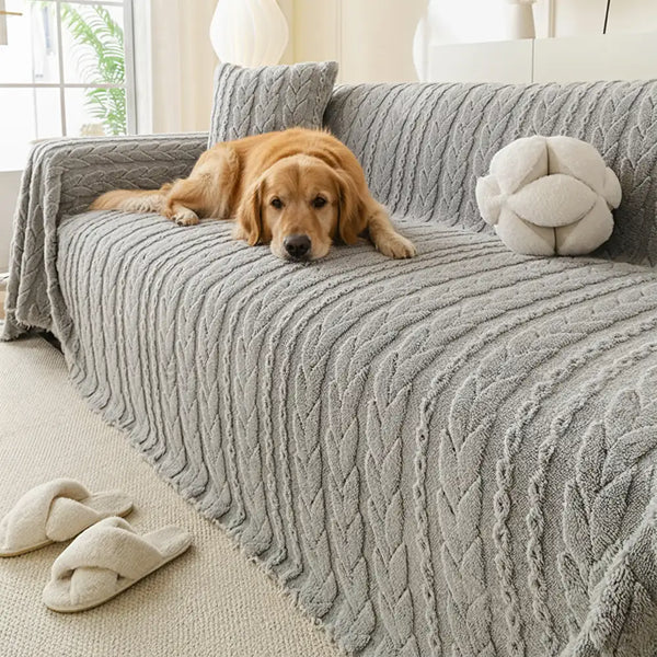 Simple Thickened Soft Fleece Fabric Sofa Protection Sofa Cover Sofa Throws