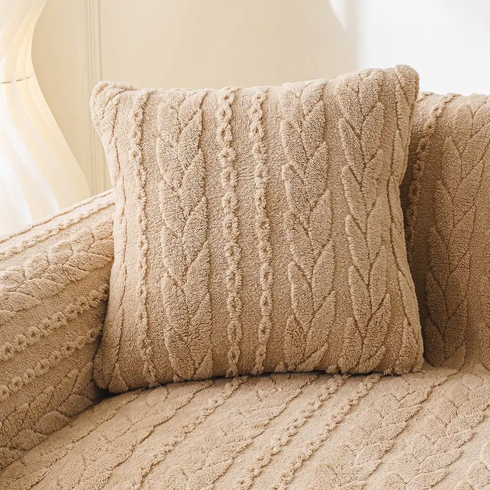 Simple Thickened Soft Fleece Fabric Sofa Protection Sofa Cover