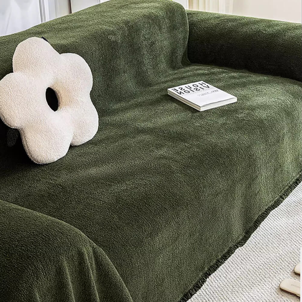 Soft Plush Water-resistant Multi-Purpose Furniture Protection Sofa Cov