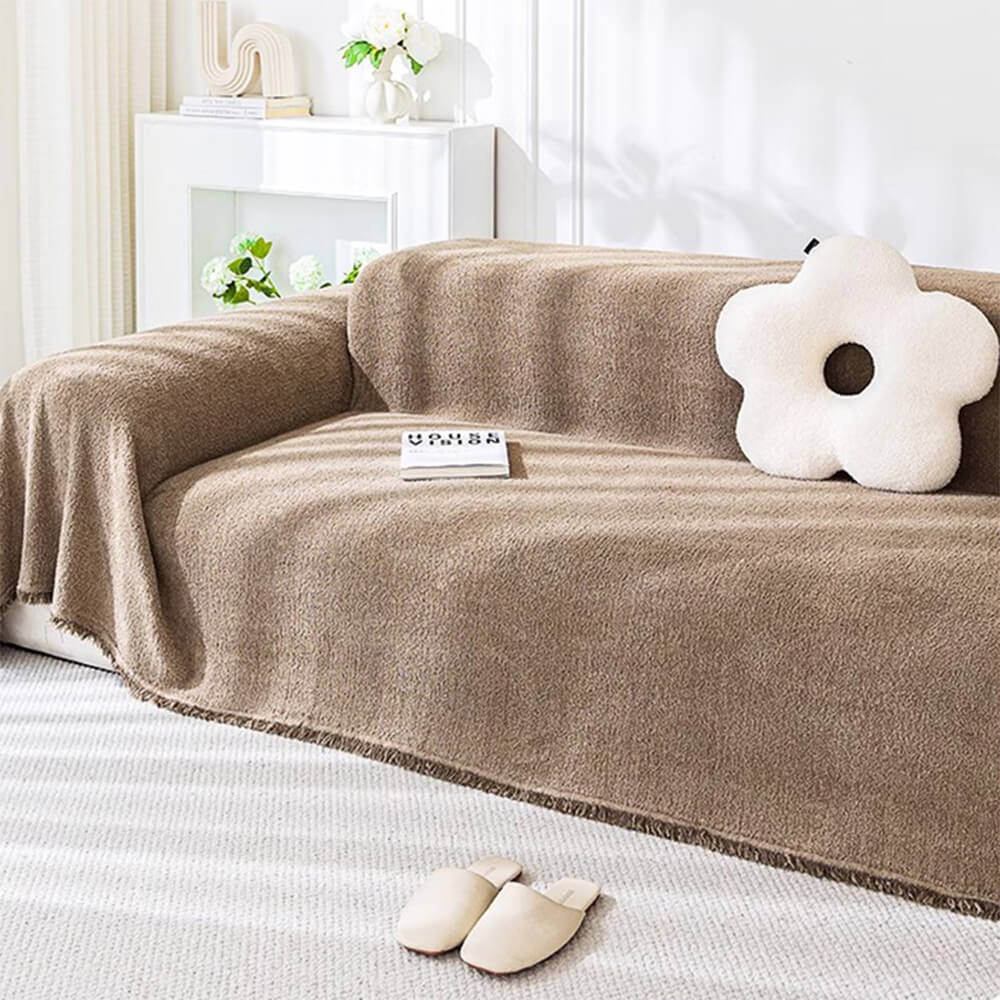Soft Plush Water-resistant Multi-Purpose Furniture Protection Sofa Cov