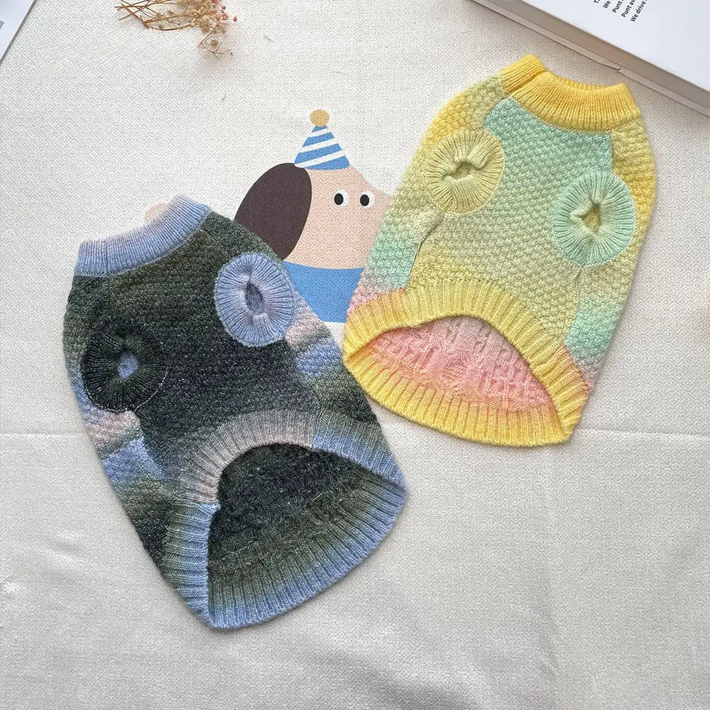 Soft Warm Thick-Knitted Dog Jumper Dog Clothing