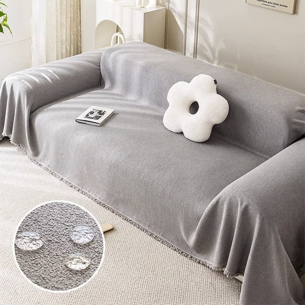 Soft Water-resistant Teddy Plush Throw Sofa Cover Sofa Throws