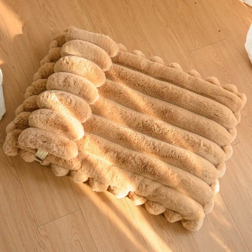 Softness Faux Rabbit Fur Warming Pillow Dog Bed - Cosy Cloud