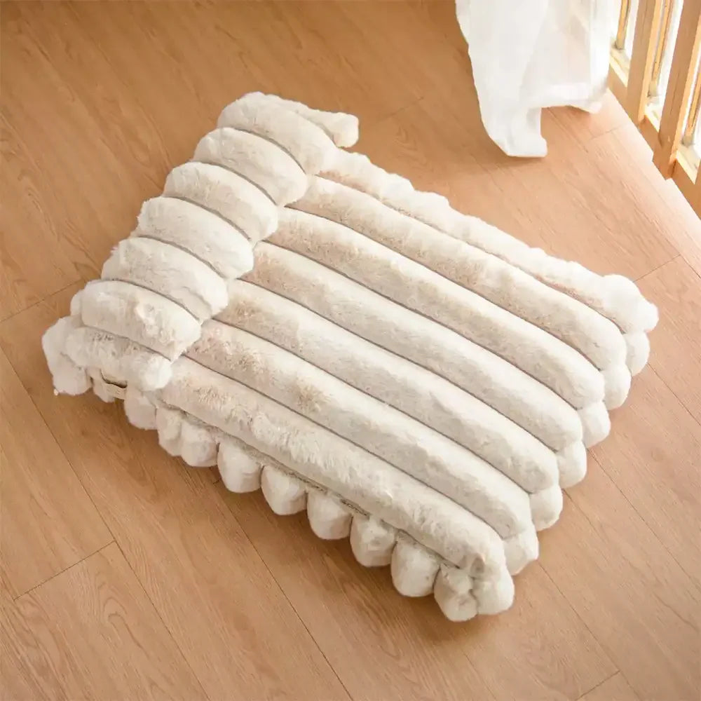 Softness Faux Rabbit Fur Warming Pillow Dog Bed - Cosy Cloud