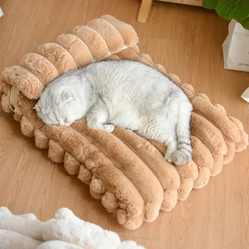 Softness Faux Rabbit Fur Warming Pillow Dog Bed - Cosy Cloud