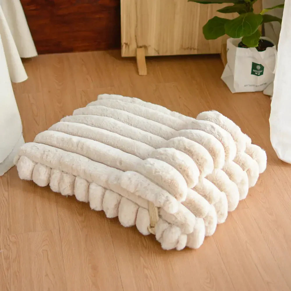Softness Faux Rabbit Fur Warming Pillow Dog Bed - Cosy Cloud