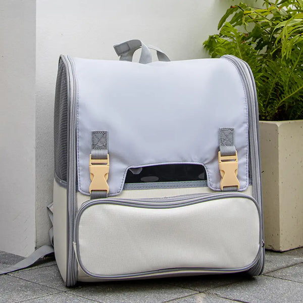 Spacious Lightweight Cat Carrier Backpack with Transparent Window