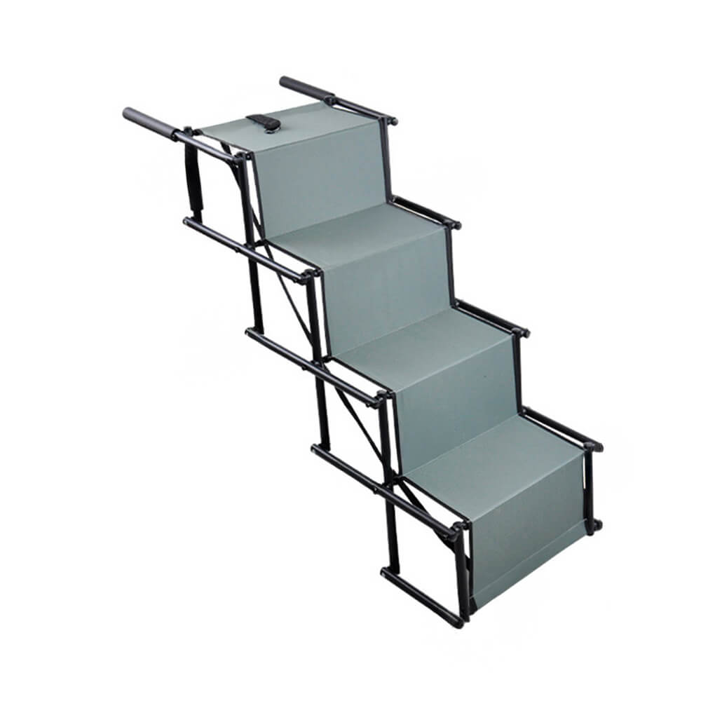 Travel Portable Foldable 4-Steps Non-Slip Dog Car Stair