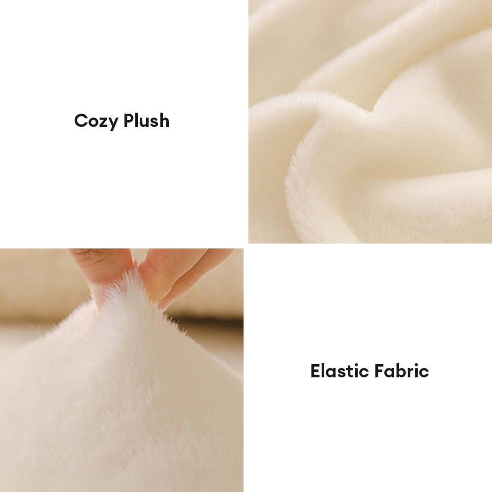 Ultra Soft Skin Friendly Plush Full Coverage Sofa Protector Recliner Slipcover