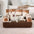 Vintage Chequered Washable Calming Dog & Cat Sofa Bed