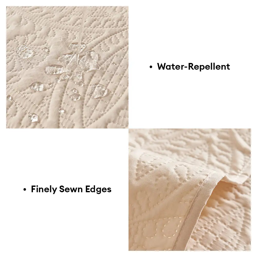 Water-Repellent Brushed Fabric All-Season Breathable Non-Slip Outdoor Garden Sofa Cover