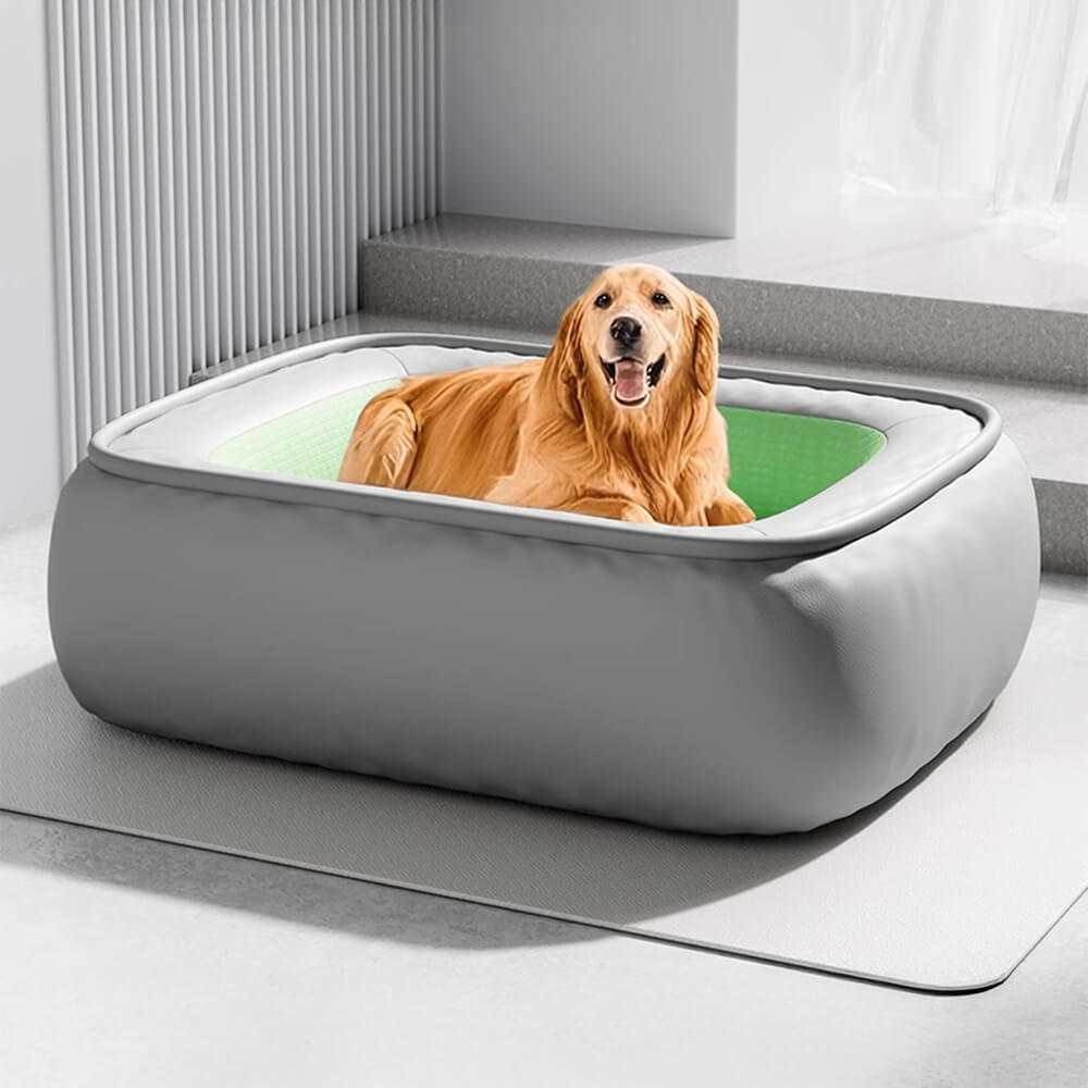 Waterproof Non-stick PU Leather Scratch-resistant Full Support Dog Bed