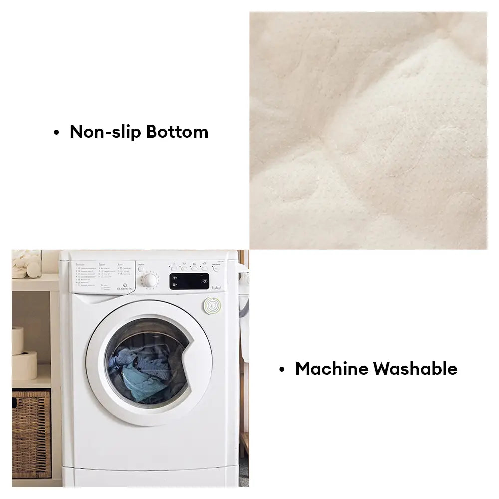 Thick Quilted Anti-Slip Plush Dot Pet-Friendly Pad Sofa Cover