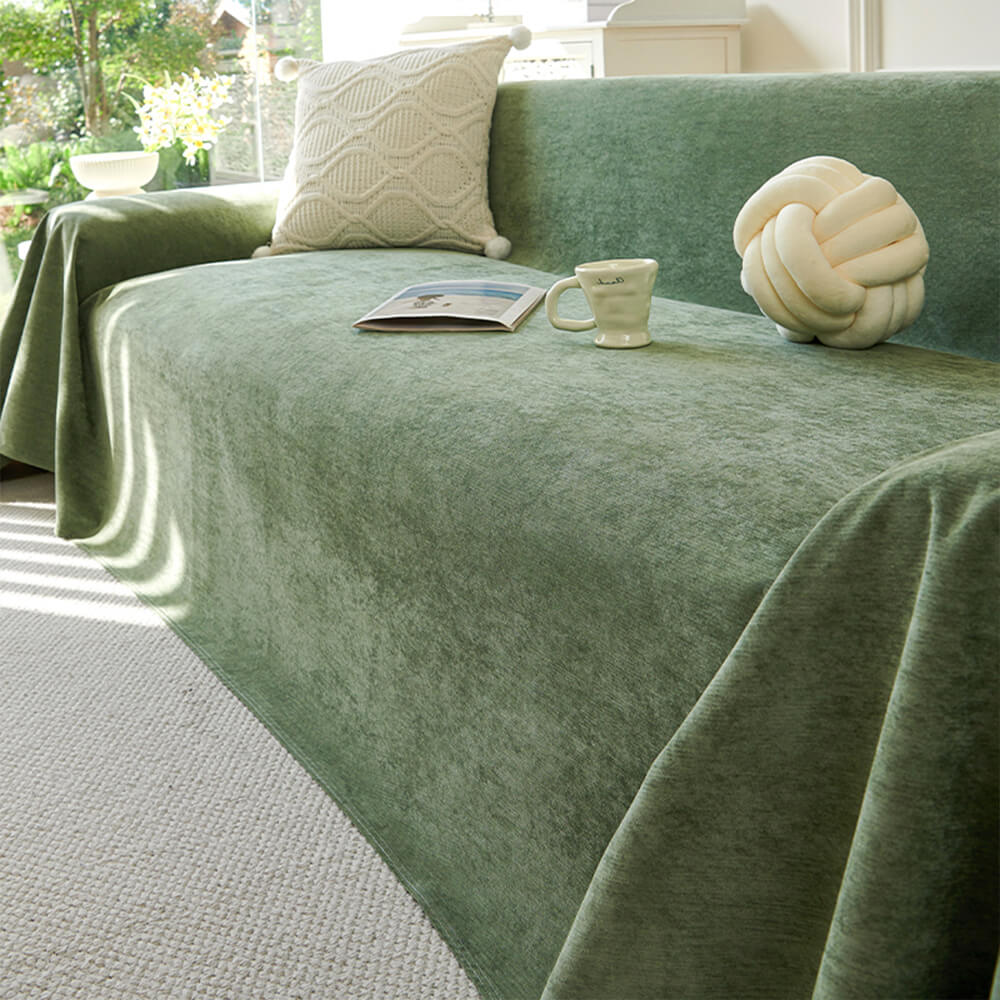 Soft and Waterproof Scratch-Resistant Non-Linting Throw  Corner Couch Cover