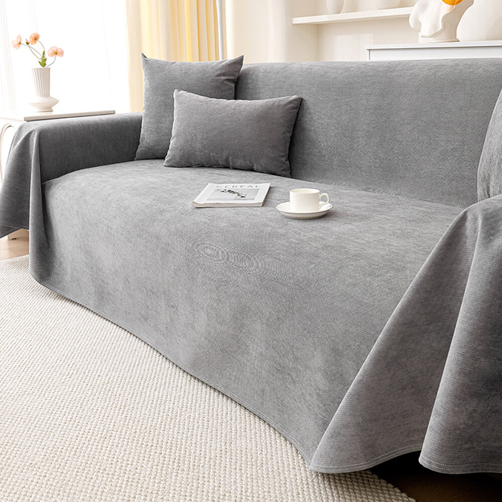 Soft and Waterproof Scratch-Resistant Non-Linting Throw  Corner Couch Cover