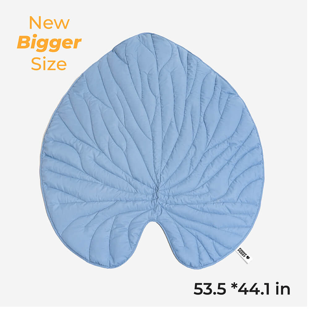 Super Large High Quality Leaf Shape Human Mat Dog Blanket