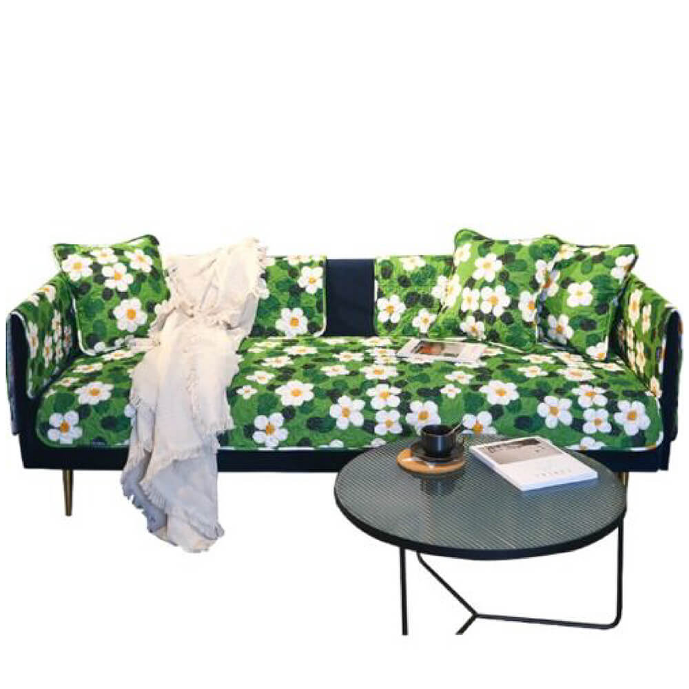 Super Soft Floral Anti-scratch Furniture Protector Sofa Cover