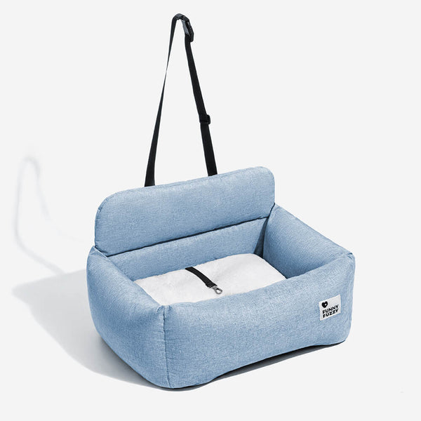 Travel Bolster Full Durable Washable Dog Car Back Seat Bed - FUNNYFUZZY