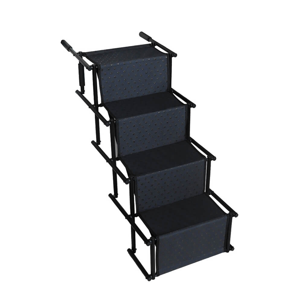 Travel Portable Foldable 4-Steps Non-Slip Dog Car Stair