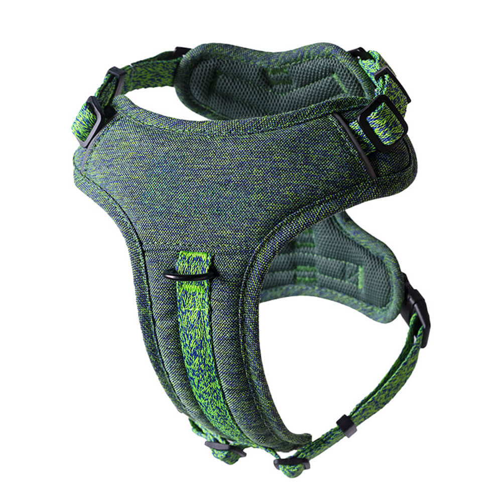 Eco-friendly Recycled Fabric No-Pull Dog Harness/Lead