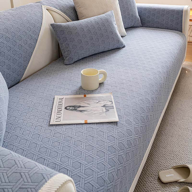 Jacquard Chenille Fabric Water-resistant & Oil-proof Sofa Cover
