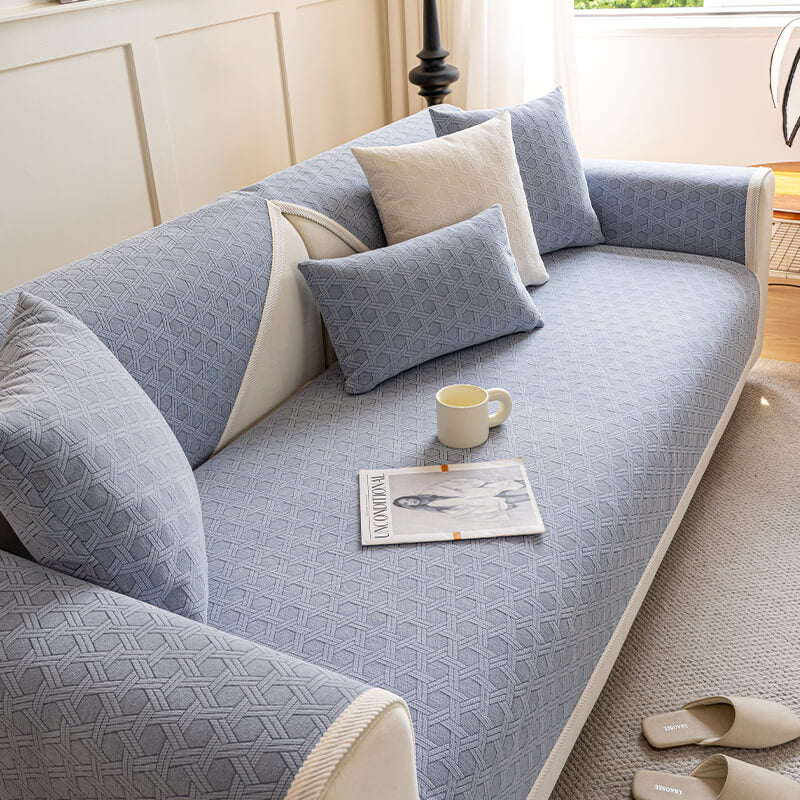 Jacquard Chenille Fabric Water-resistant & Oil-proof Sofa Cover