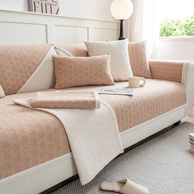 Jacquard Chenille Fabric Water-resistant & Oil-proof Sofa Cover