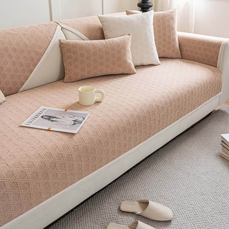 Jacquard Chenille Fabric Water-resistant & Oil-proof Sofa Cover