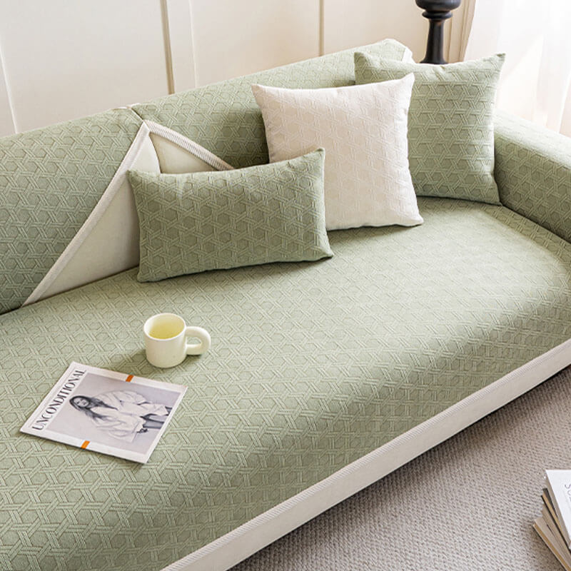 Jacquard Chenille Fabric Water-resistant & Oil-proof Sofa Cover
